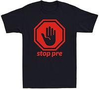 Stop Pre Signboard Only Pre Can Stop Pre Funny Running Lovers Gift T-Shirt1 Black Manches Courtes(3X-Large)