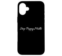 Stop Puppy Mills T-Shirt Don't Shop Adopt The Homeless Dogs Coque pour iPhone 16 Plus
