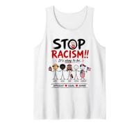 Stop Racism It's Okay to Be Asian Black Arab Normal American Débardeur