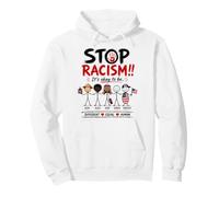 Stop Racism It's Okay to Be Asian Black Arab Normal American Sweat à Capuche