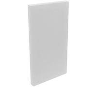 STOP SOUND Panneau acoustique 124x64x5 pour studio, bureau, maison, haute qualité, absorption du bruit (Blanc)