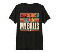 Stop Staring At My Balls Noël 2026 T-Shirt Haut de Gamme