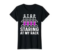 Stop Staring At My Rack T-Shirt Graphique avec Valeur