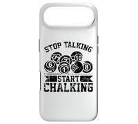 Stop Talking Start Chalking - Billard drôle à 8 Boules Coque pour iPhone Air
