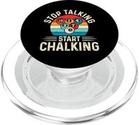 Stop Talking Start Chalking PopSockets PopGrip pour MagSafe