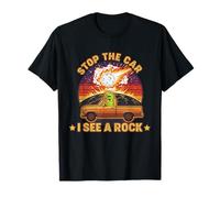 Stop The Car I See A Rock Sarcastique T-Rex Asteroid Dinosaur T-Shirt