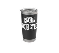 Stop The FUD - Peur, incertitude et doute Gobelet isotherme en acier inoxydable double paroi