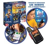 Bandai Jeu de société Very Special Unit : Stop the Robots – collaboratif