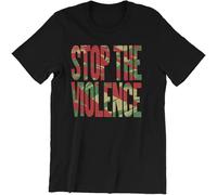 Stop The Violence T-Shirt - BDP Boogie Down Productions KRS One Hip Hop NYC Black L