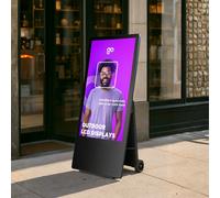 Stop trottoir numérique sur batterie - 43 pouces