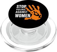 Stop Violence Against T-Shirt pour Femme PopSockets PopGrip pour MagSafe