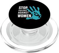 Stop Violence Against T-Shirt pour Femme PopSockets PopGrip pour MagSafe
