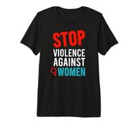 Stop Violence Against T-Shirt pour Femme T-Shirt Haut de Gamme
