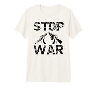 Stop War Broken Gun - Design de plaidoyer pour la Paix T-Shirt Haut de Gamme