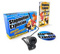 Stopmotion Explosion : kit complet d'animation HD Stop Motion - Logiciel d'animation Stop Motion avec caméra Full HD 1080p, logiciel d'animation et livre (Windows & Windows OS X)