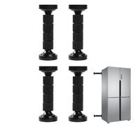 Stopper de la tête de lit anti-shake, bouchons de bruit de cadre de lit - Entretoise réglable pour un ensemble de lit de 4 | Amortisseur, porte-meubles, tiges de support fixes, forte adhérence pour mu