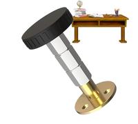 Stoppers de tête de lit - Protecteur de mur réglable | Outil de meubles anti-chasses fileté, coussinets d'amortissement intégrés, support de sécurité de réduction du bruit pour les lits, dortoirs, cha
