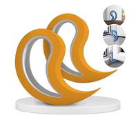 Stoppy, Stoppi, Arrêt de fenêtre, Arrêts de Porte, lot de 2 (disponible en 14 variantes) (Orange)