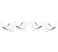 Stoppy, Stoppi, Arrêt de fenêtre, Arrêts de Porte, lot de 4 disponible en 14 couleurs (Blanc)