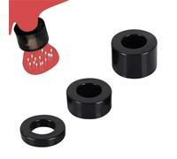 stoqucel Anneau extensible en silicone noir avec 3 anneaux retardés