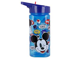 Stor 84124975011444 Bouteille d'eau carrée, capacité 530 ML, C'est Une Chose de Mickey