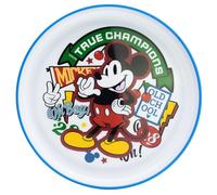 Stor Assiette Enfant Mickey Mouse 960ml Plastique Base Antiderapante Compatible Micro-ondes Sans BPA Reutilisable