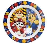 Assiette réutilisable en plastique compatible micro-ondes Pat' Patrouille Boy
