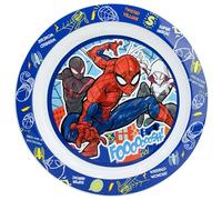 Assiette réutilisable en plastique compatible micro-ondes Spiderman