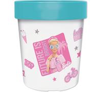 STOR BARBIE Bicchiere Plastique 260 ml Bleu Rose Pour Enfants Blanc Azzurro Rosa