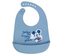 Stor S.L. Bavoir en silicone Mickey Mouse plein de sourires