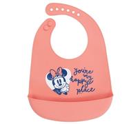 Stor Bavoir en silicone Minnie Mouse Heart Full