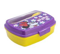 Stor Boîte à déjeuner rectangulaire pour enfant avec couverts Minnie