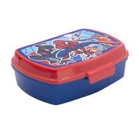STOR Boîte à Goûter Enfant Spider-Man, Lunch Box Rectangulaire 1333ml, Sans BPA, Plastique Résistant, Idéale pour École et Collation