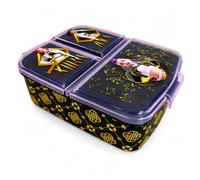Stor Boîte à Goûter K-Pop Demon Hunters Rumi, Mira et Zoey, Licence Officielle, Lunch Box Enfant avec 3 Compartiments, Sans BPA, pour Filles, École et Goûter, 17x14x5 cm