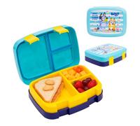 STOR Boîte à Lunch Bluey 1705ml - Lunch Box Enfant avec 4 Compartiments sur 2 Niveaux - Plastique Résistant Sans BPA - Idéale pour l'École