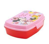 Stor Boîte à lunch Minnie pour fille, plastique, lavable, réutilisable, capuchon pour garder au chaud