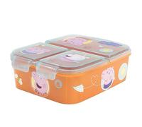 Stor Multi Compartment Sandwich Box Peppa Pig Core Lunch Jeunesse Unisexe, Multicolore, Única