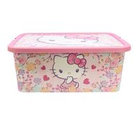 Stor Boîte de rangement Hello Kitty avec fermeture à clic de 13 litres