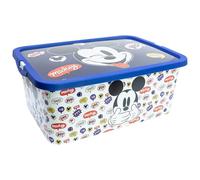 Stor S.L. Boîte de rangement Mickey 13 litres avec fermeture à clic