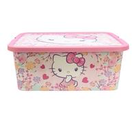 Stor Boîte de rangement Hello Kitty avec fermeture à clic de 13 litres