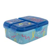 STOR Boîte Repas Enfant Stitch 4 Compartiments 1944ml - Lunch Box XL sans BPA pour Enfants - Bento Scolaire en Plastique avec Fermeture Sécurisée