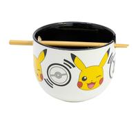 Stor S.L. Bol à ramen en céramique avec baguettes - Boîte cadeau Pokémon