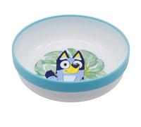 Stor Bol Enfant Bluey 902ml avec Base Antidérapante, Plastique, Compatible Micro-ondes, Bol Bébé pour Maison et École
