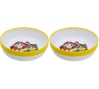 Stor Bol Enfant Pat' Patrouille 902ml avec Base Antidérapante, Plastique Réutilisable sans BPA, Compatible Micro-ondes, Bol Bébé pour Maison et École (Lot de 2)