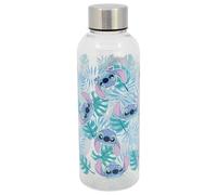 STOR Bouteille d'Eau Réutilisable Stitch 850ml Plastique Sans BPA avec Bouchon à Vis Métallique Anti-Fuite pour École Sport Travail