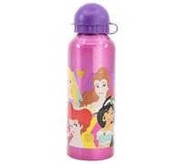 Stor Bouteille en aluminium de 530 ml pour enfants Disney Princess, sans BPA, avec bouchon de sécurité et bec verseur, lavable et réutilisable