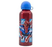 Stor Bouteille en aluminium originale Marvel Spiderman 530ML pour enfants avec bec verseur et bouchon qui garantissent une sécurité maximale.