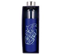 Stor Bouteille en verre Sonic – 585 ml avec protection en silicone Cranberry