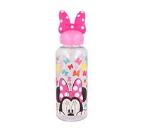 Stor Bouteille originale Disney Minnie de 560 ml pour filles avec couvercle décoré et avec une figure 3D de personnages aimés par les enfants.