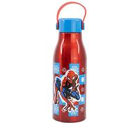 Stor Bouteille originale Marvel Spiderman en aluminium pour enfants 760 ml avec couvercle avec crochet et bouchon avec poignée en silicone.